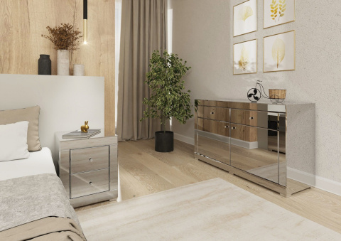 Lustrzana Komoda Duo