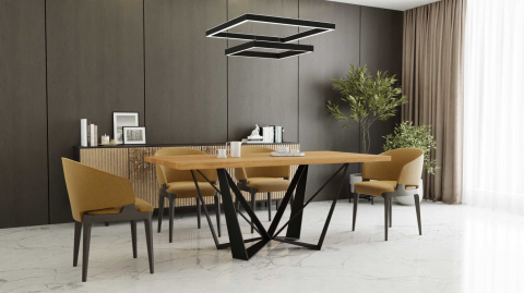 Stół z Litego Drewna Dębowego Scorpion