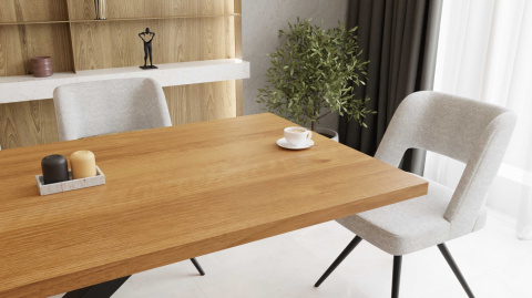 Stół z Litego Drewna Dębowego Z