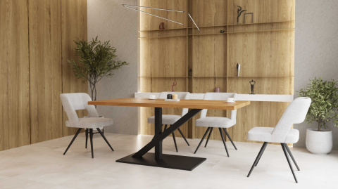 Stół z Litego Drewna Dębowego Z