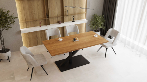 Stół z Litego Drewna Dębowego Z