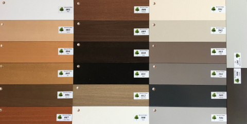 Żaluzje Drewniane 25mm PP