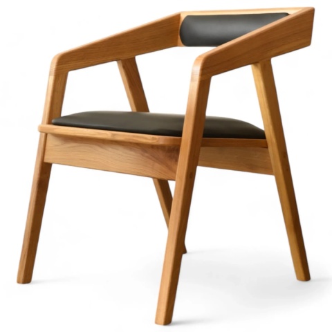 Fotel z drewna dębowego MODERN