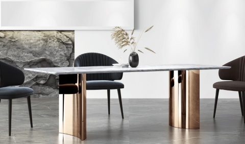 Stół do jadalni Monarch Mirror Chrom