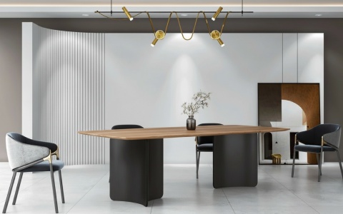 Stół do jadalni Twin Black Brushed