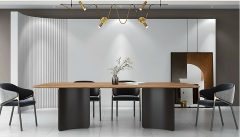 Stół do jadalni Twin Black Brushed